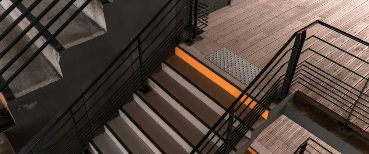 escalier style industriel