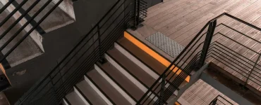 escalier style industriel